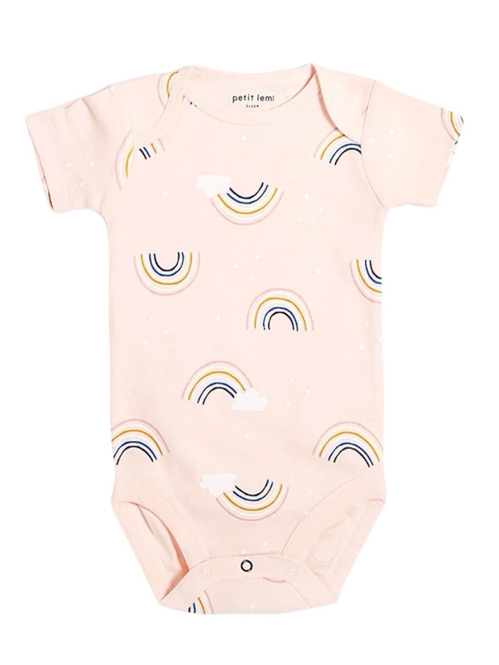 10/$15 Petit Lem Pink Rainbows Bodysuit Size 3 Months